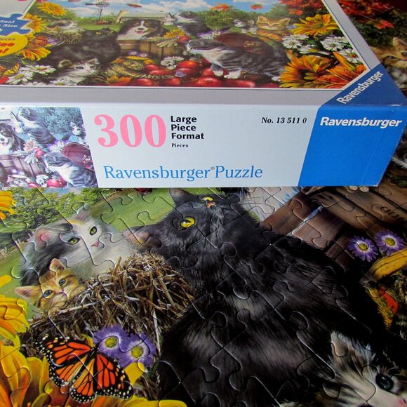 RAVENSBURGER PUZZLE - DOG & CATS, 135110  - 300 PIECE, GERMANY 2009, COMPLETE! - Picture 9 of 10